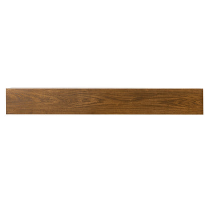 Boone 72-in Wood Mantel Shelf - Ginger Stain