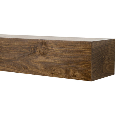 Boone 72-in Wood Mantel Shelf - Provincial Stain