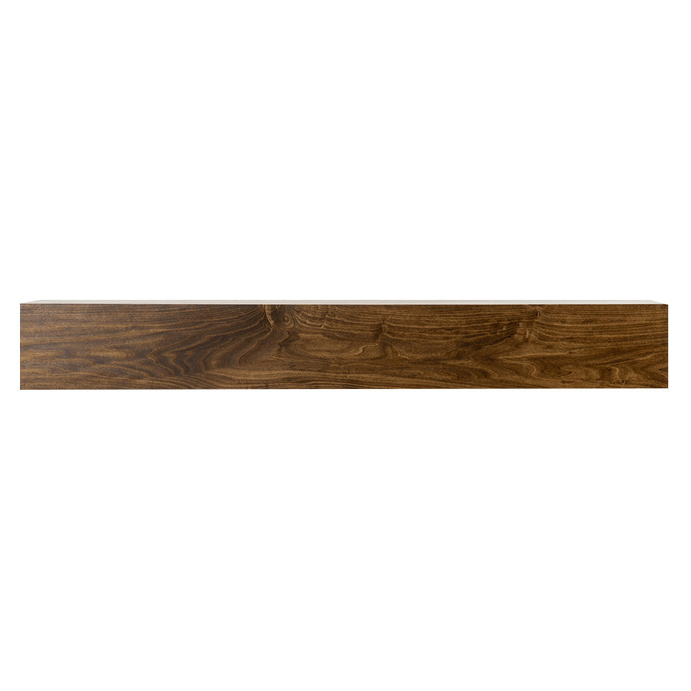 Boone 72-in Wood Mantel Shelf - Provincial Stain