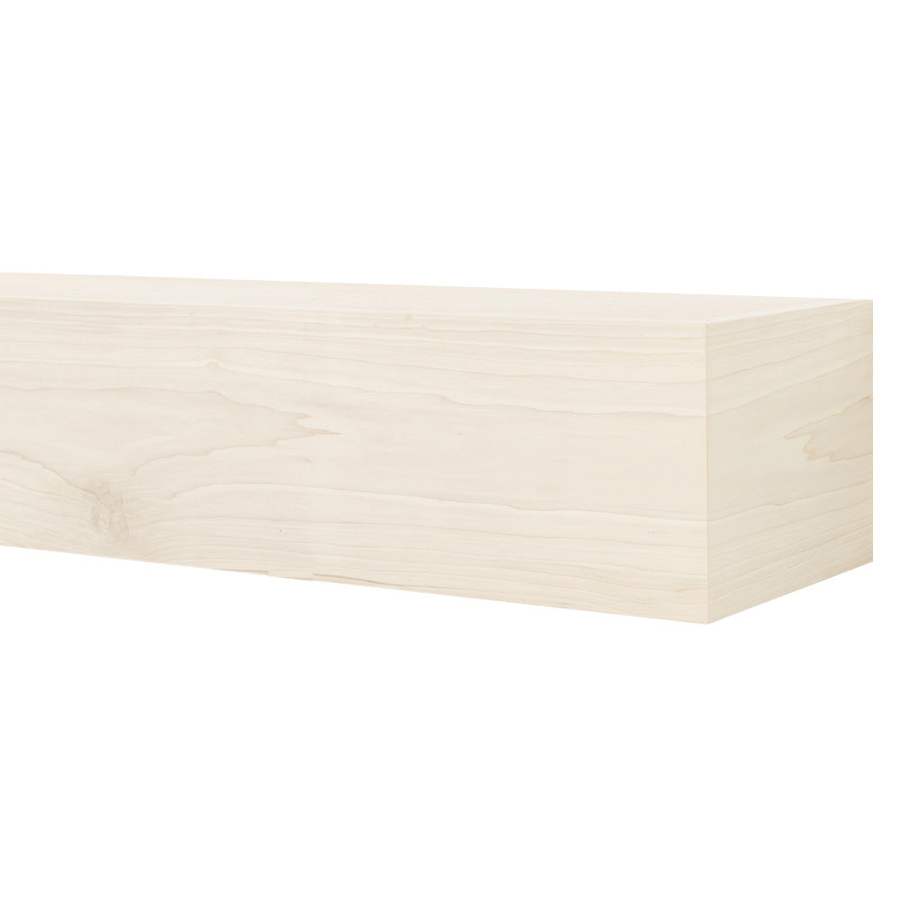 Boone 72-in Wood Mantel Shelf - Unfinished