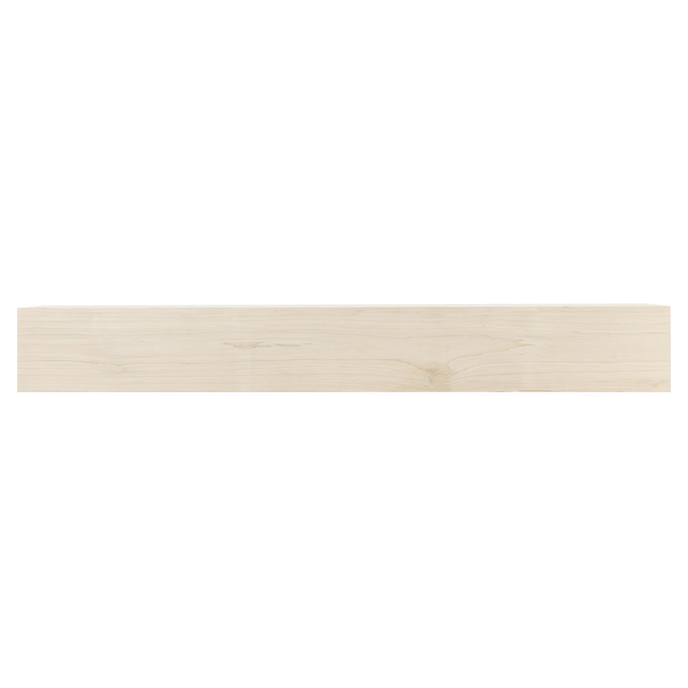 Boone 72-in Wood Mantel Shelf - Unfinished
