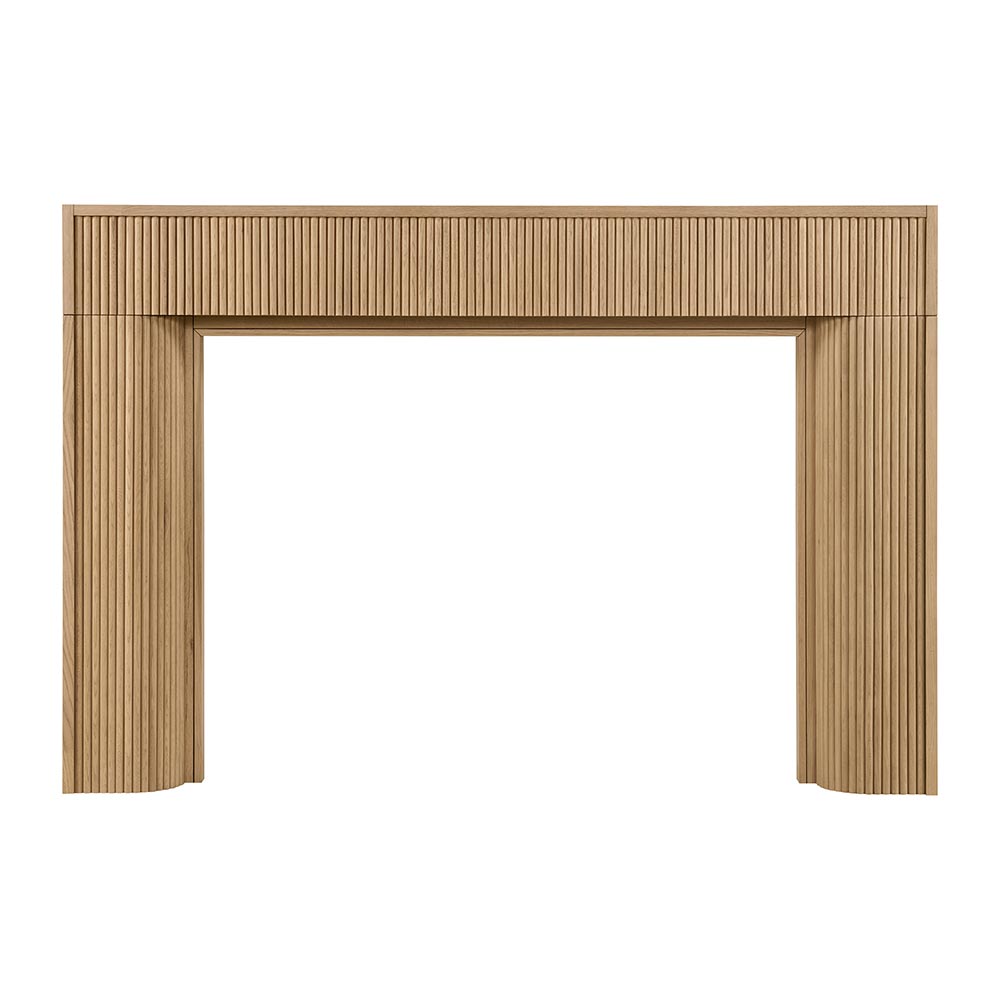 Hazel 56x42 Wood Mantel - Blonde Stain