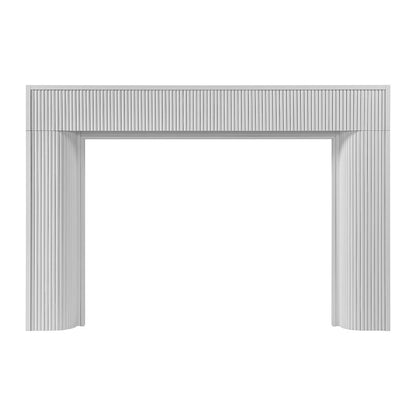 Hazel 56x42 Wood Mantel - White Paint