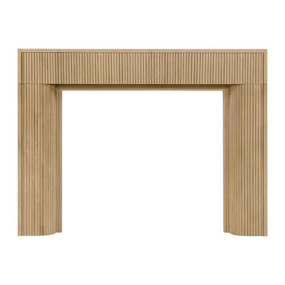 Hazel 56x42 Wood Mantel - Whitewash Stain