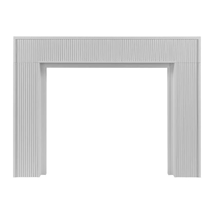 Hewitt 56x42 Wood Mantel - White Paint