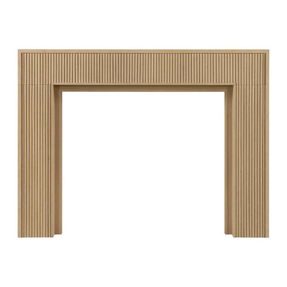 Hewitt 56x42 Wood Mantel - Whitewash Stain
