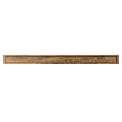 Lotta 72-in Wood Mantel Shelf - Provincial Stain