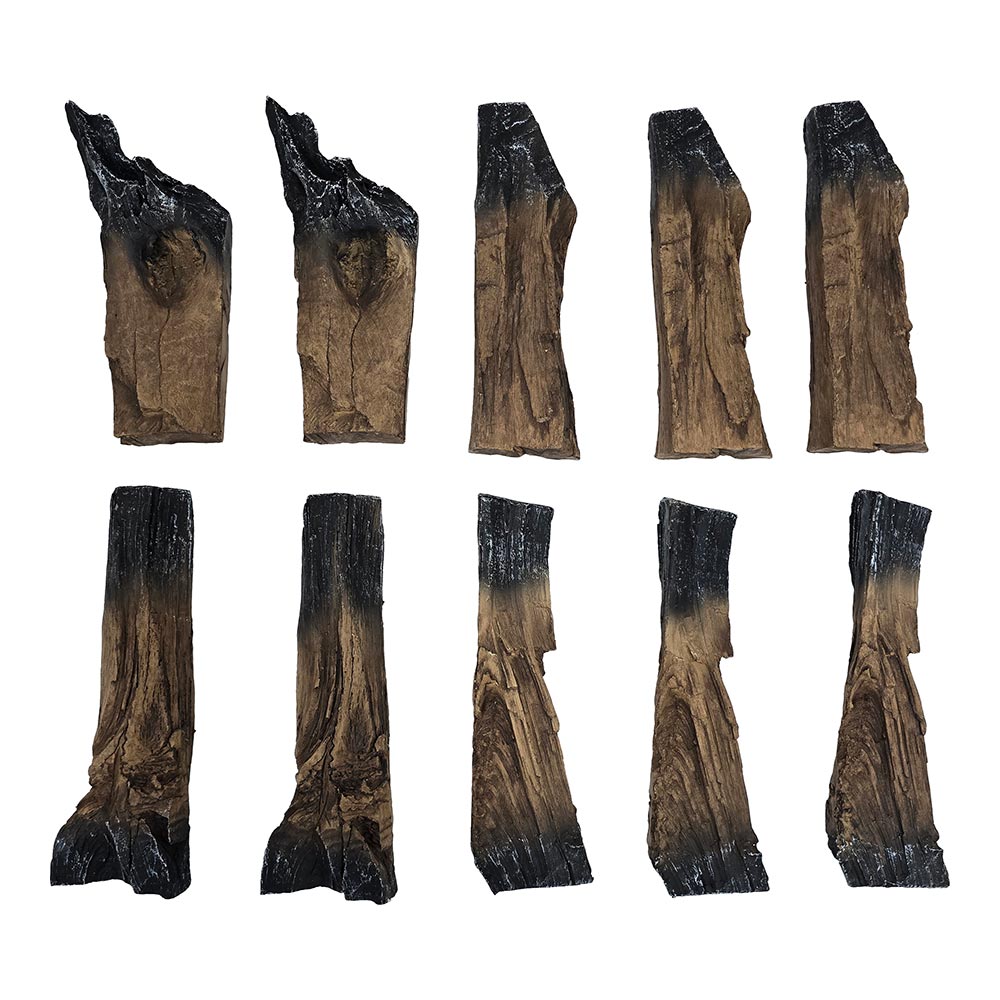 Modern Ember Skyline 5060-Highmark 6072 Rustic Log Kit ME-SKY5060-HM6072-RUSTIC