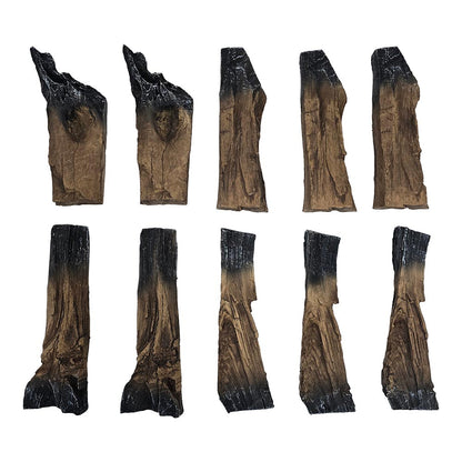 Modern Ember Skyline 5060-Highmark 6072 Rustic Log Kit ME-SKY5060-HM6072-RUSTIC