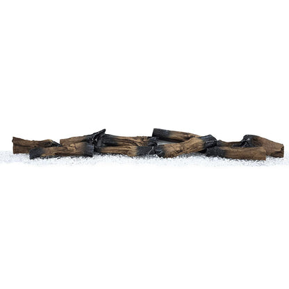 Rustic Log Accessory Kit for Modern Ember Skyline 50"-60” & Highmark 60”-72” - Logs and Crystals