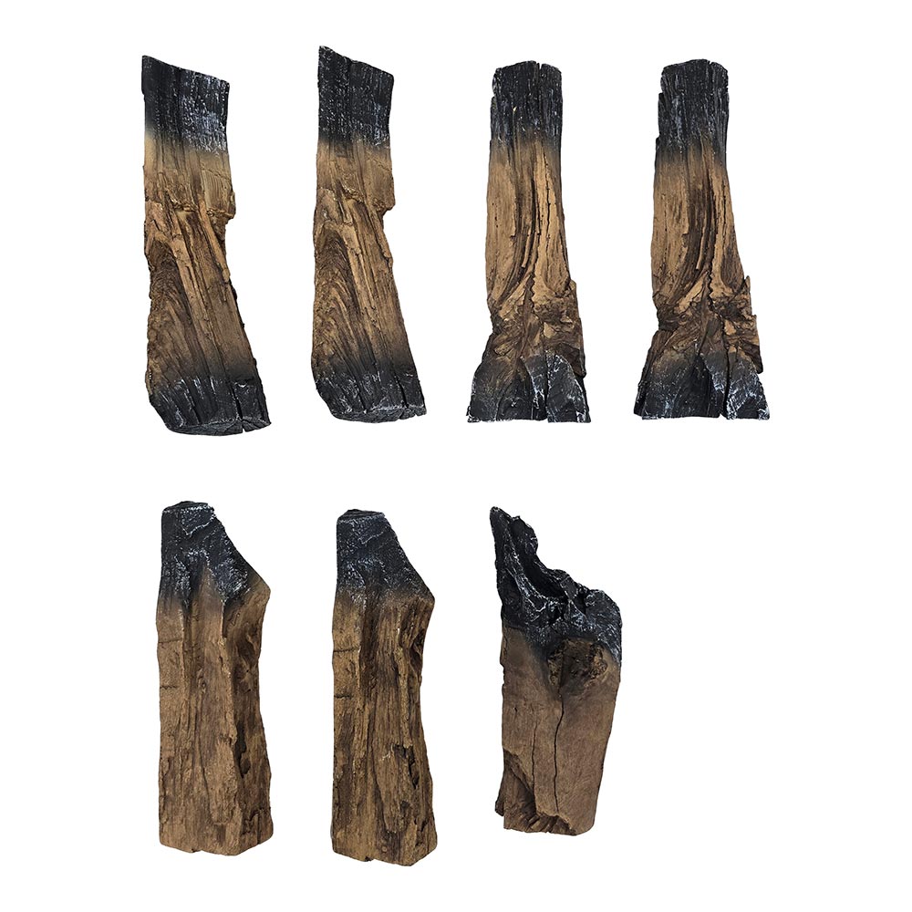 Rustic Log Accessory Kit for Skyline Wall Mount & Highmark 50" - Logs