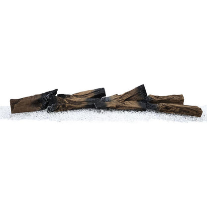 Rustic Log Accessory Kit for Modern Ember Skyline 50"-60” & Highmark 60”-72” - Logs and Crystals