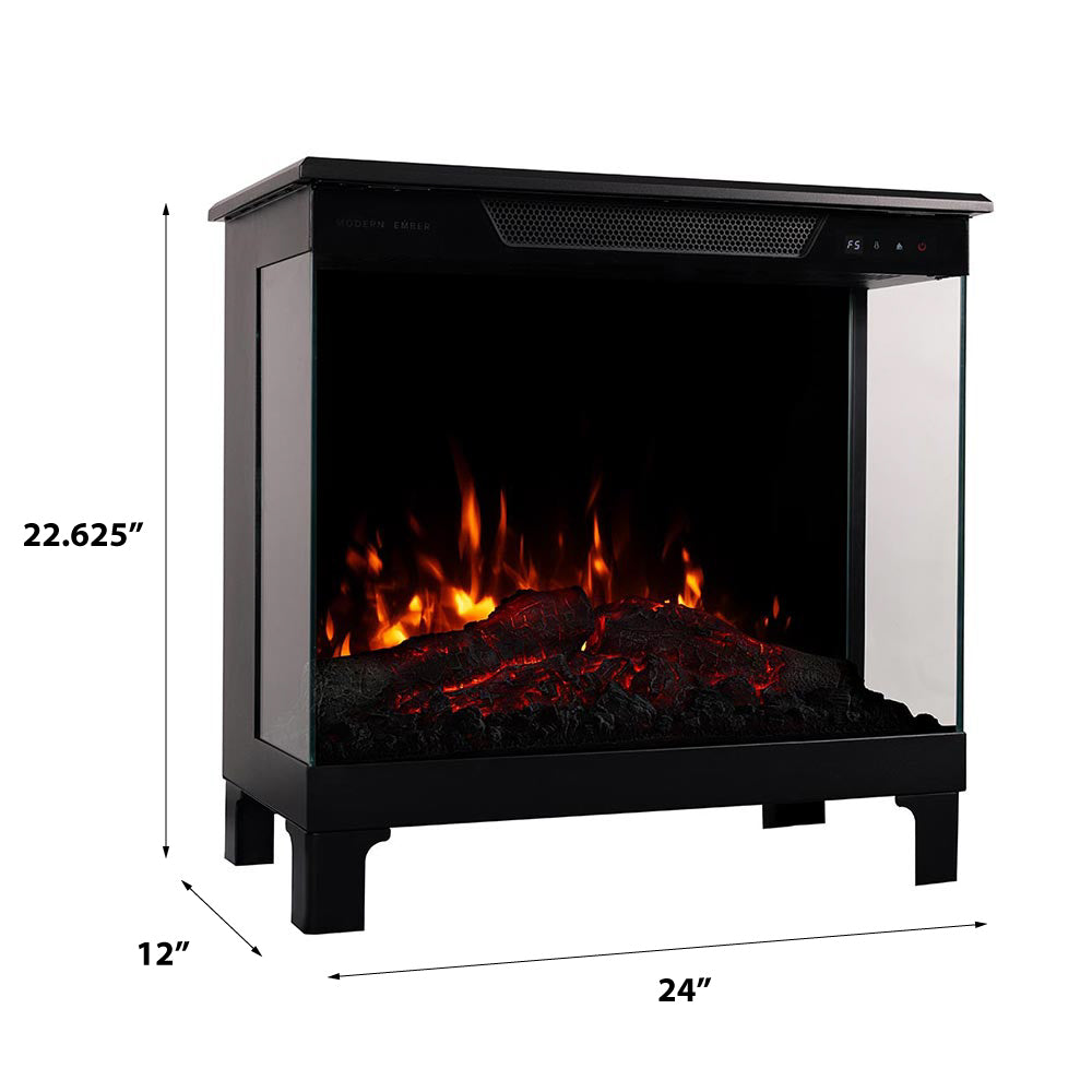 24" Skyline Smart 3-Sided Freestanding Electric Stove