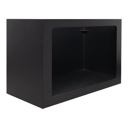 Modern Ember 24-in Black 3-Sided Stove with Storage Base ME-24-3SD-KIT-BLK - Base Detail