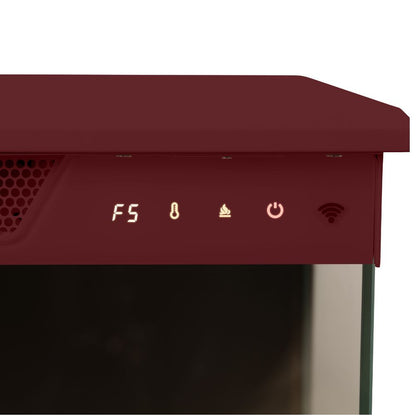 Modern Ember Ruby Red Skyline Stove