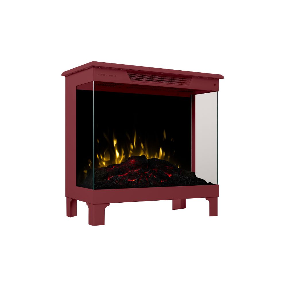 Modern Ember Ruby Red Skyline Stove