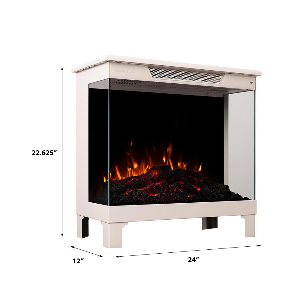 24" Skyline Smart 3-Sided Freestanding Electric Stove