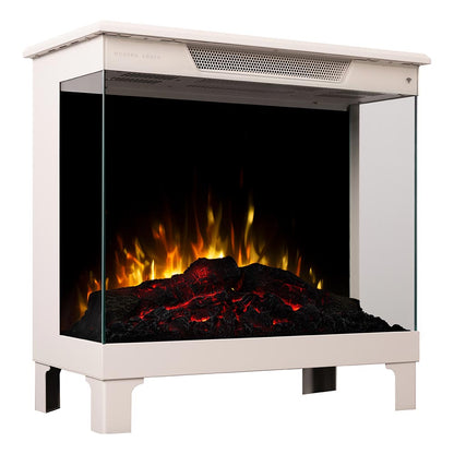 Modern Ember 24-in 3-Sided Freestanding Electric Stove in Taupe Mist ME-24-3SD-TM