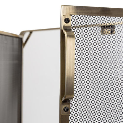 Aalto Fireplace Screen in Aged Brass S18091AB