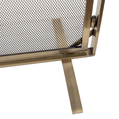 Aalto Fireplace Screen in Aged Brass S18091AB