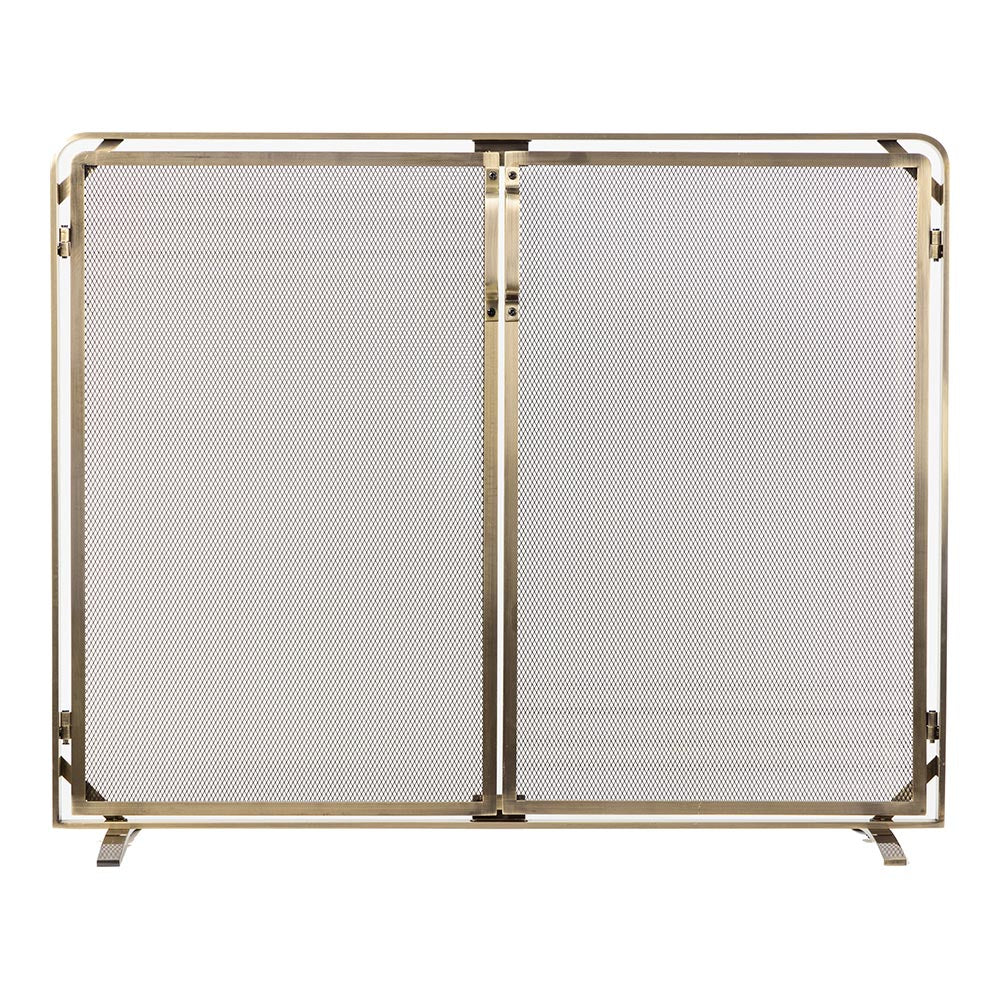 Aalto Fireplace Screen in Aged Brass S18091AB