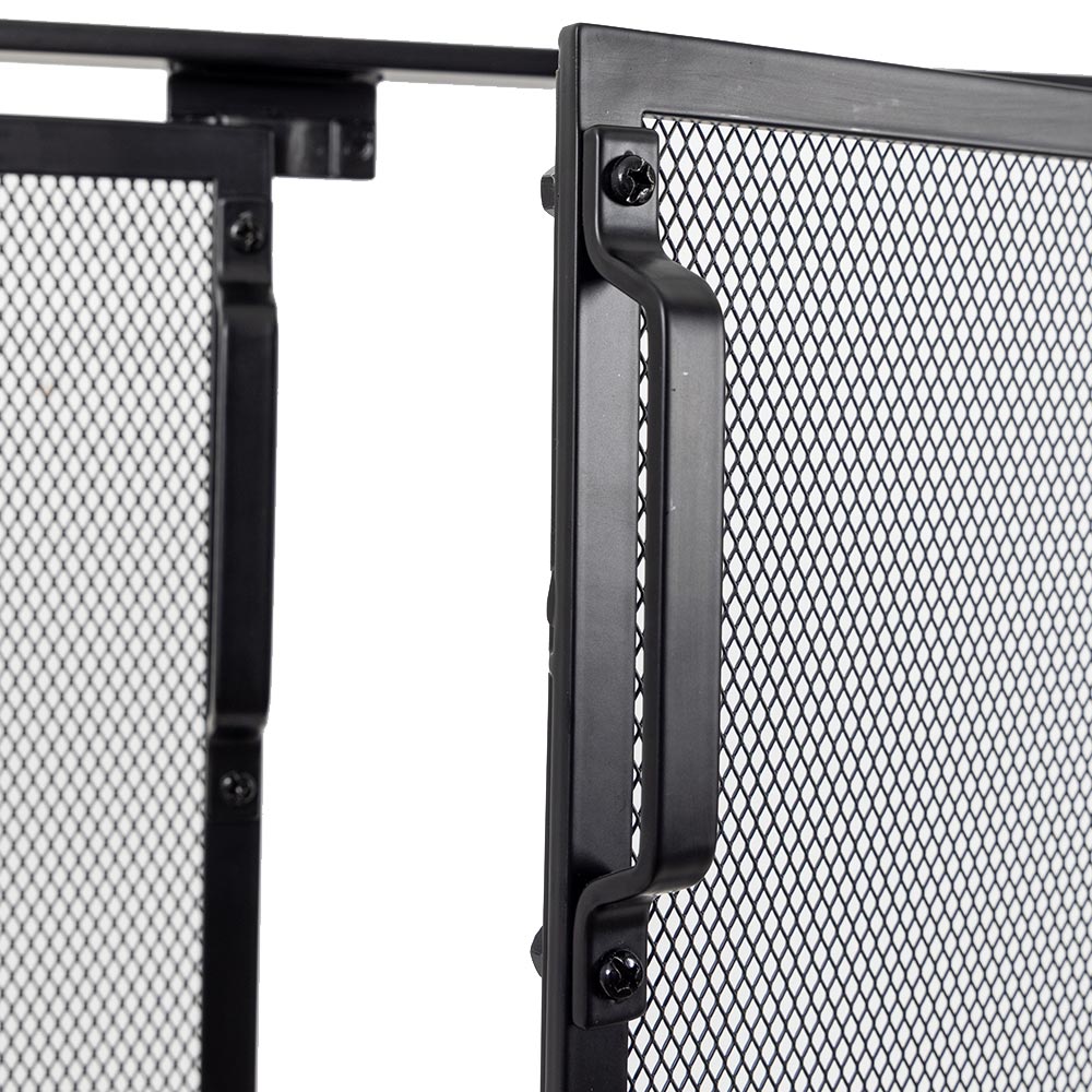 Aalto Fireplace Screen in Black S18091BK