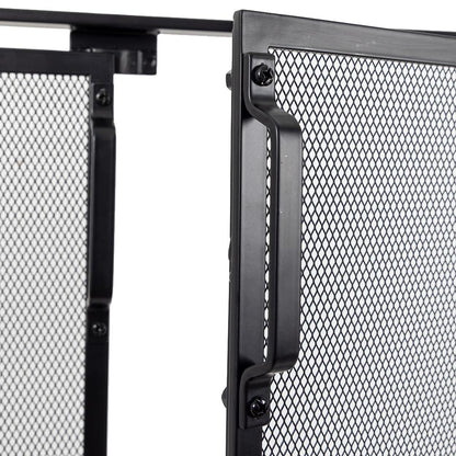Aalto Fireplace Screen in Black S18091BK