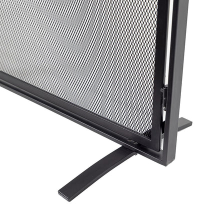 Aalto Fireplace Screen in Black S18091BK