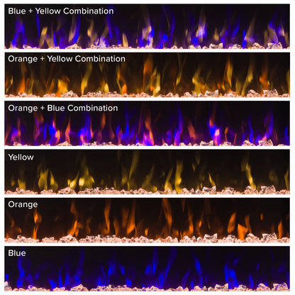 Modern Ember Aerus Deep 72-in Linear Electric Fireplace - ME-SL72