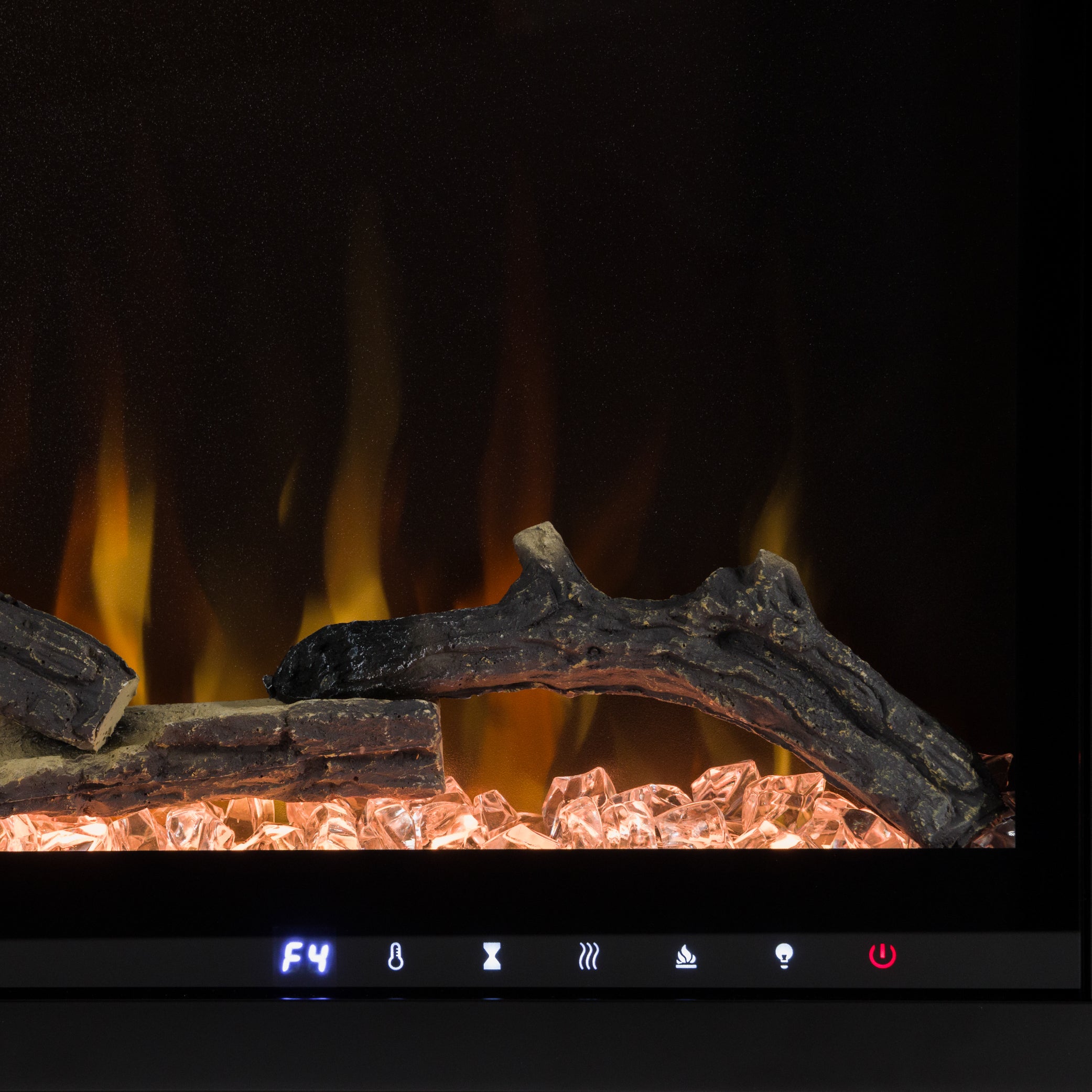 Modern Ember Aerus Deep 72-in Linear Electric Fireplace - ME-SL72 - Dimensions