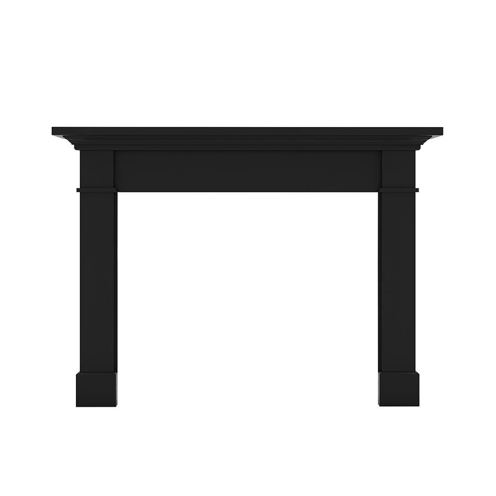 Arden 48x41 Wood Mantel - Black Paint