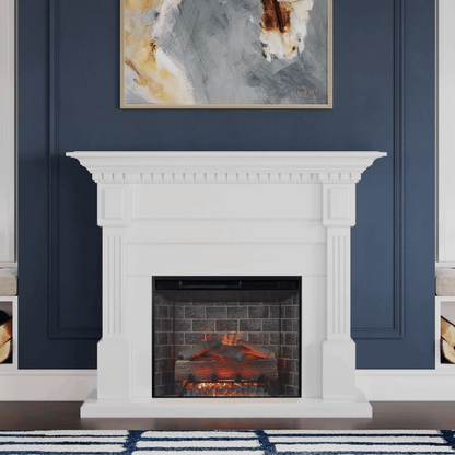Augustine Electric Fireplace Mantel Package