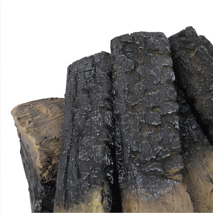 Modern Ember Free Stack Log Set Insert