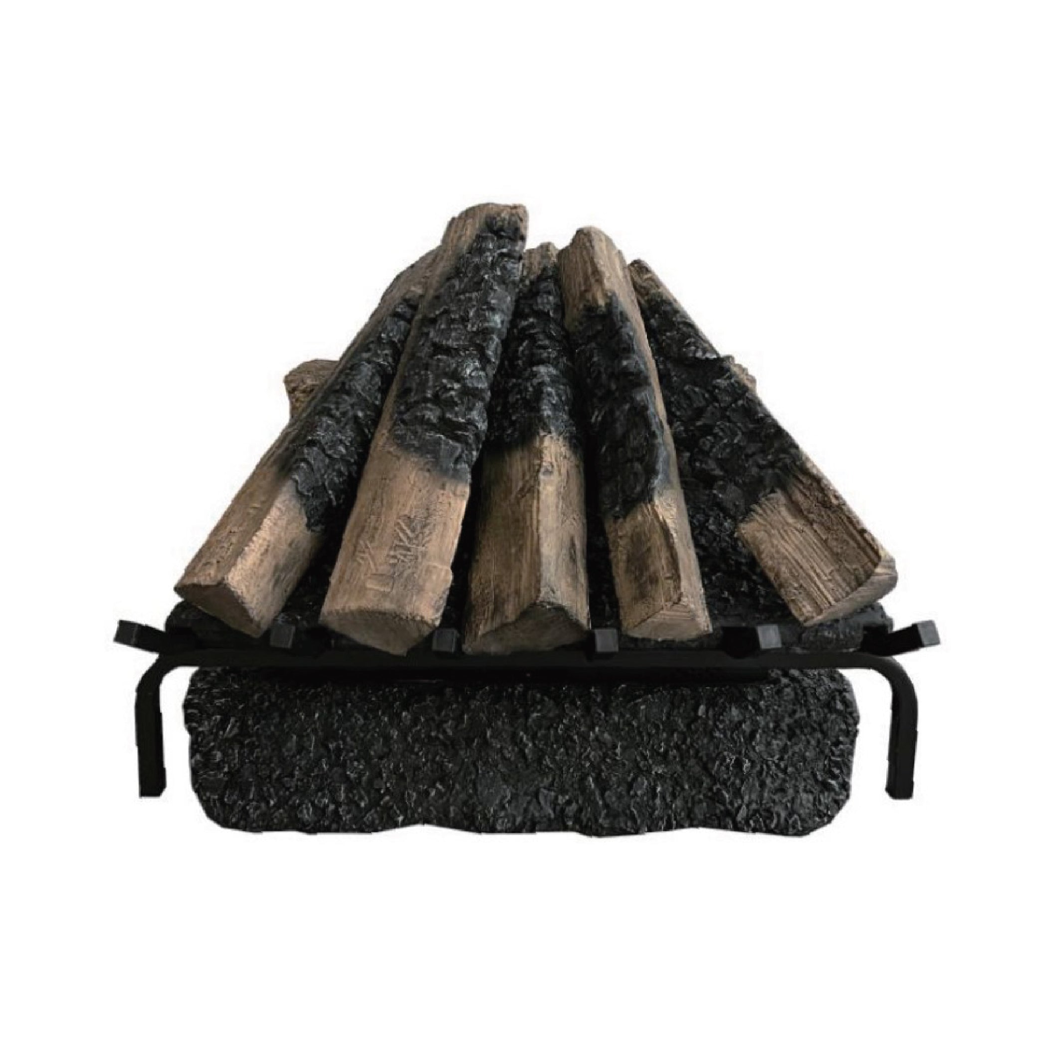 Modern Ember Free Stack Log Set Insert