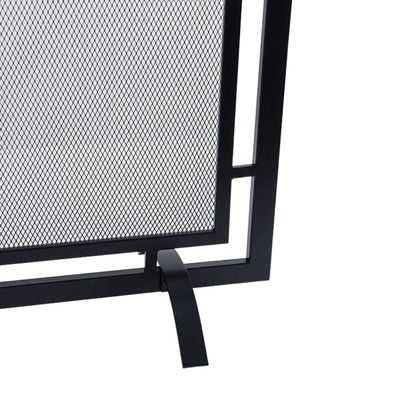 Gatsby Fireplace Screen in Black S18090BK
