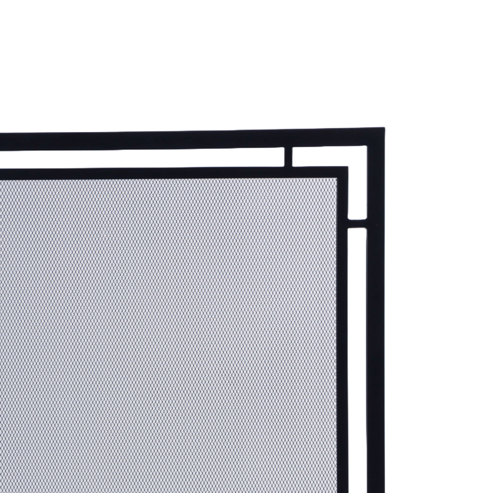 Gatsby Fireplace Screen in Black S18090BK