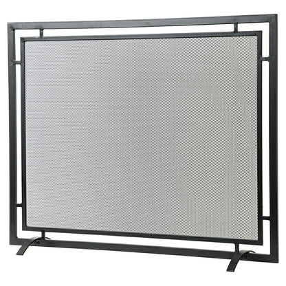 Gatsby Fireplace Screen in Black S18090BK