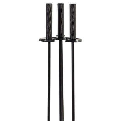 Harper Fireplace Tool Set in Black T41140BK
