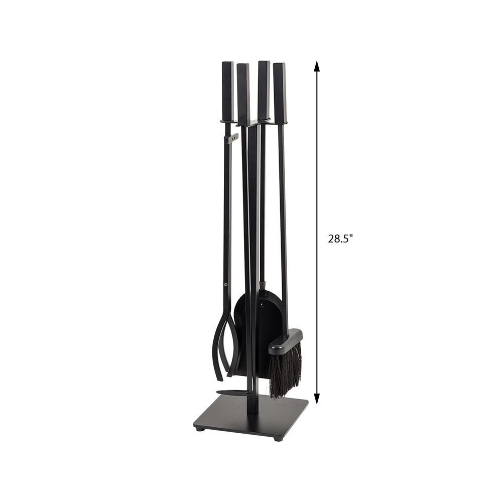 Harriet Fireplace Tool Set in Black T51521BK