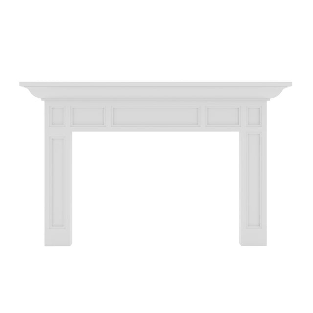 Havenbrook 54x39 Wood Mantel - White Paint