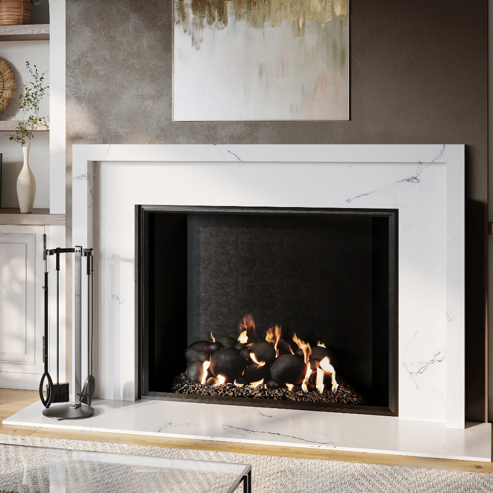 Knoll Fireplace Tool Set in Black T57010BK