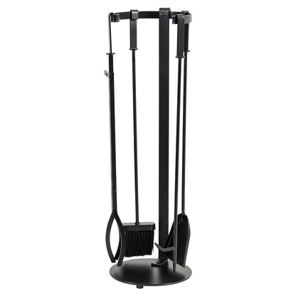 Knoll Fireplace Tool Set in Black T57010BK