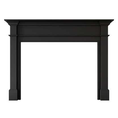Lakeport Wood Mantel - Black Paint