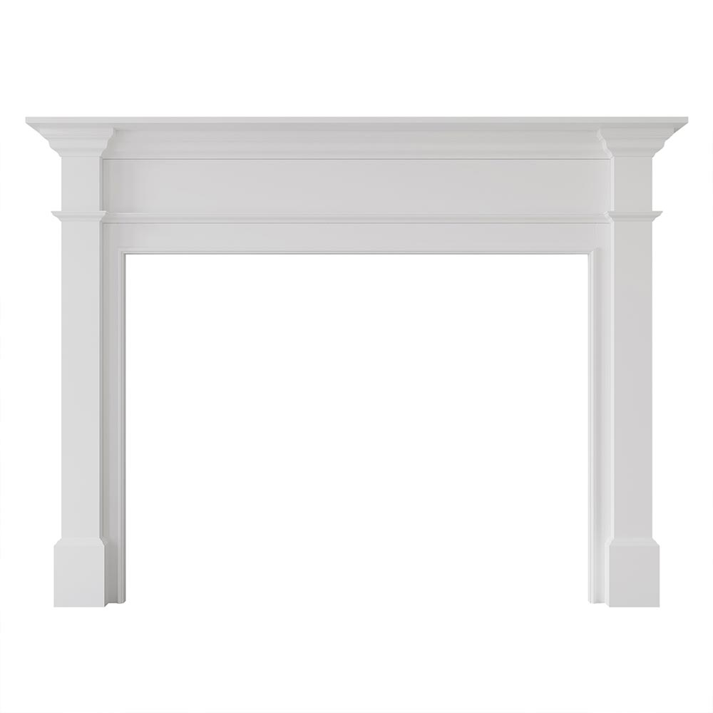 Lakeport Wood Mantel - White Paint