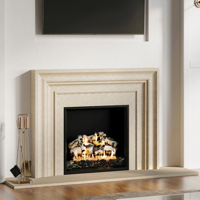 Levi Fireplace Tool Set in Aged Brass T56000AB