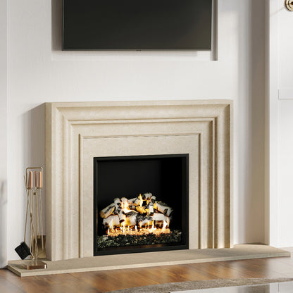 Levi Fireplace Tool Set in Aged Brass T56000AB