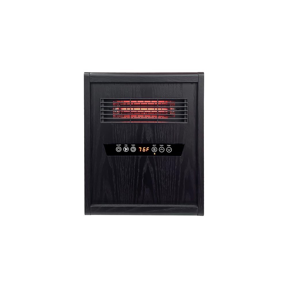 Modern Ember Infrared Heater in Black Oak ME-BKO-IFH