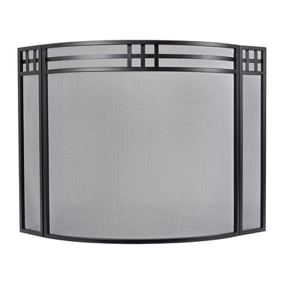Mill Creek Fireplace Screen S38522BK