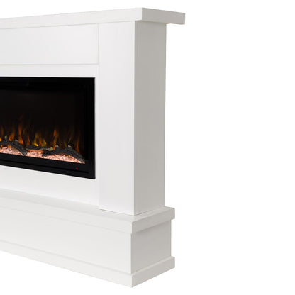 Patton White Linear Mantel Package PATTON-42-WHT Dimensions