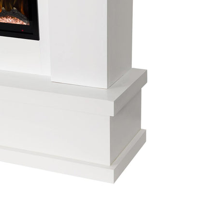 Patton White Linear Mantel Package PATTON-42-WHT Base Detail